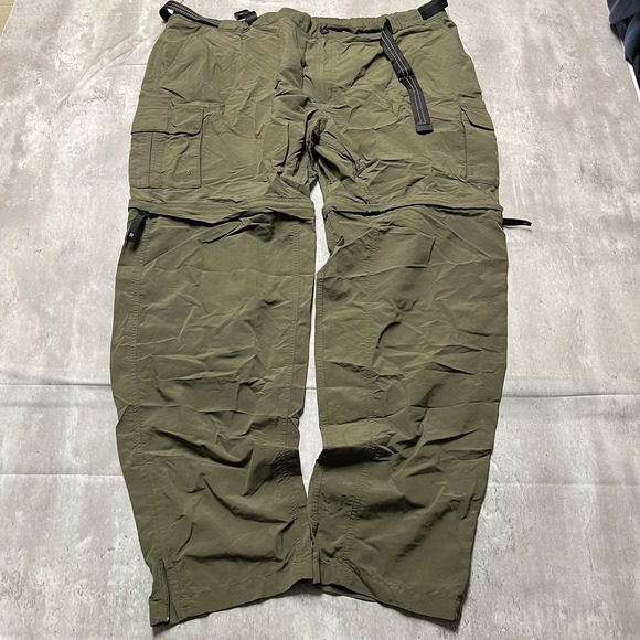 Magellan Sportswear Other - Magellan Pants Mens 3XL Green Convertible Outdoor Fish Gear Water Repel Zip